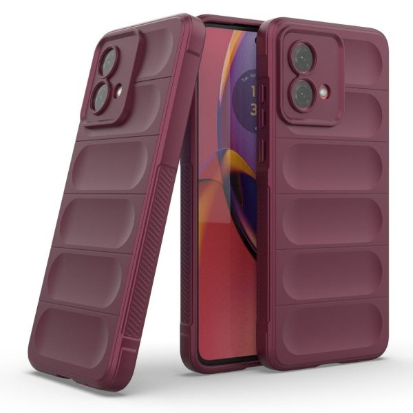 EIDERWOOD Motorola Moto G84 Fleksibelt Plastik Cover - Vinrød Online Sale