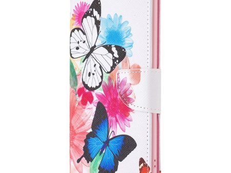 EIDERWOOD iPhone 16 Plus Læder Cover m. Pung & Ståfunktion - Sommerfugle Online Sale