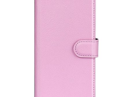 EIDERWOOD iPhone 16 Litchi Læder Cover m. Pung - Lyserød on Sale