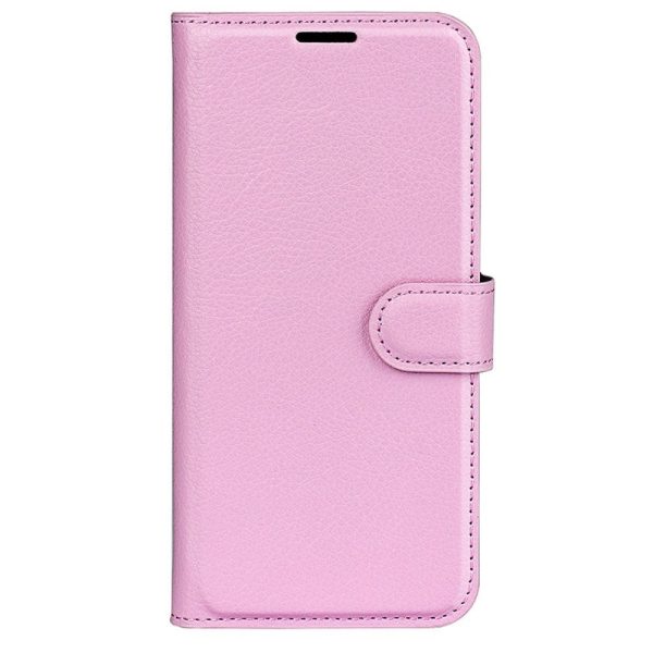 EIDERWOOD iPhone 16 Litchi Læder Cover m. Pung - Lyserød on Sale