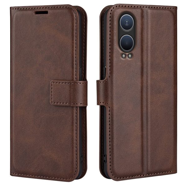 EIDERWOOD OnePlus Nord CE4 Lite (5G) Læder Cover m. Kortholder & Magnetisk Luk - Brun Sale