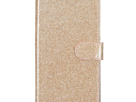 EIDERWOOD iPhone 16 Pro Læder Cover m. Pung & Strop - Glimmer - Guld For Cheap