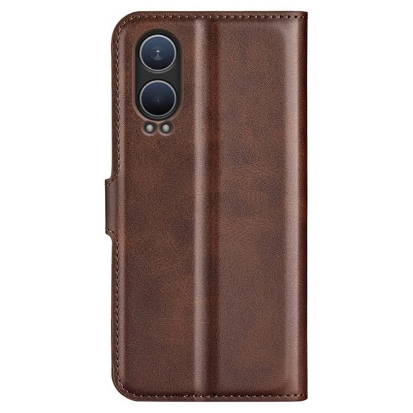 EIDERWOOD OnePlus Nord CE4 Lite (5G) Læder Cover m. Kortholder & Magnetisk Luk - Brun Sale