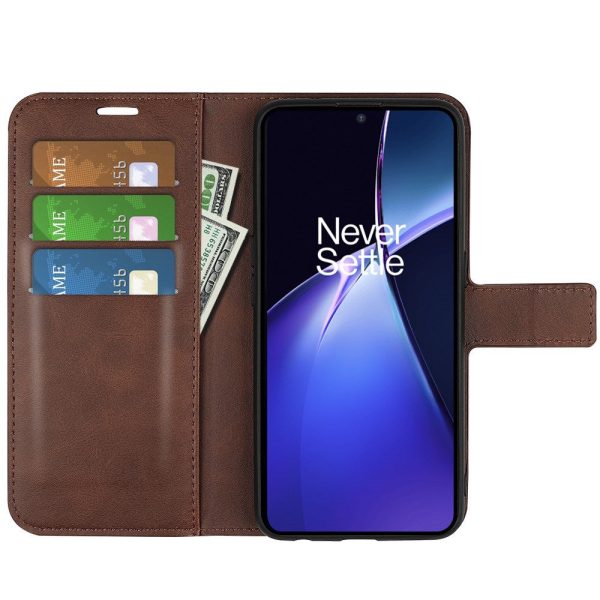 EIDERWOOD OnePlus Nord CE4 Lite (5G) Læder Cover m. Kortholder & Magnetisk Luk - Brun Sale