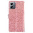 EIDERWOOD Motorola Moto G54 Læder Cover m. Pung & Strop - Glimmer - Rose Gold For Discount