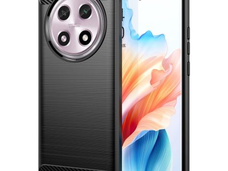 EIDERWOOD Oppo A2 Pro (5G) Brushed Carbon Fiber Cover - Sort Online