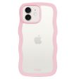 Holdit iPhone 12   12 Pro Wavy Case - Pink   Transparent Online Hot Sale