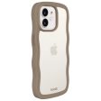 Holdit iPhone 12   12 Pro Wavy Case - Mocha Brown   Transparent For Sale