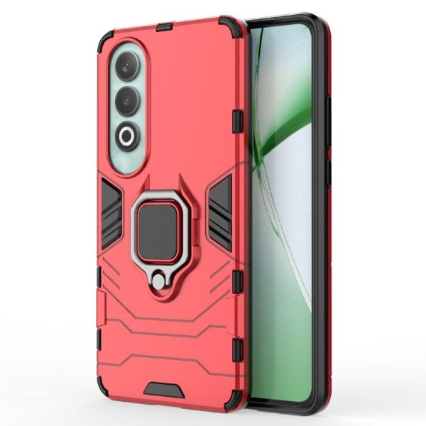 EIDERWOOD OnePlus Nord CE4 (5G) Hybrid Håndværker Cover m. Magnetisk Kickstand - Rød Online Hot Sale