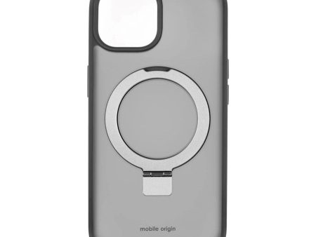 iPhone 15 Mobile Origin RingMag Fleksibelt Plastik Cover - Sort   Gennemsigtig Online now