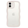 Holdit iPhone 12   12 Pro Wavy Case - Light Beige   Transparent Hot on Sale