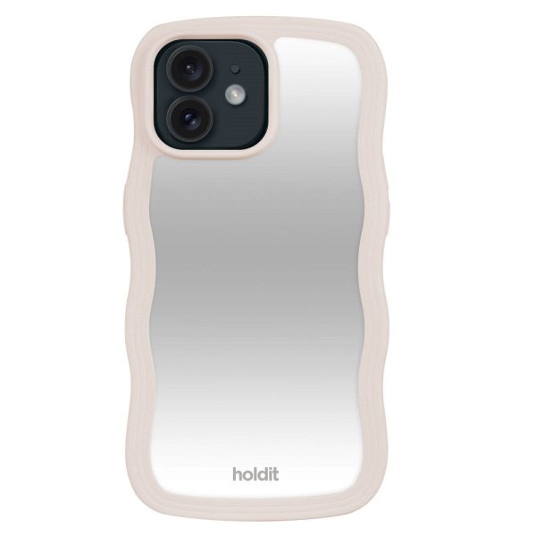 Holdit iPhone 12   12 Pro Wavy Case - Light Beige   Mirror Online now