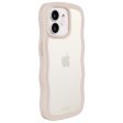 Holdit iPhone 12   12 Pro Wavy Case - Light Beige   Transparent Hot on Sale