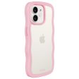 Holdit iPhone 12   12 Pro Wavy Case - Pink   Transparent Online Hot Sale