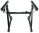 Rockville Z40W Z-Style Keyboard Stand+Wheels+Bag Fits Roland A-49 on Sale