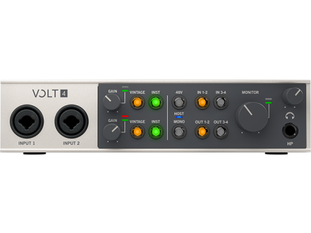 Universal Audio Volt 4 Audio Interface (USB) Discount