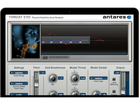 Antares Throat Evo Vocal Designer Plug-In on Sale