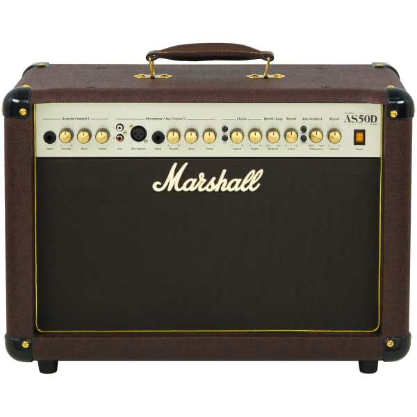 Marshall AS50D Acoustic Soloist Guitar Combo Amp (50-Watt - 2 x 8  - 2-Channel) Supply