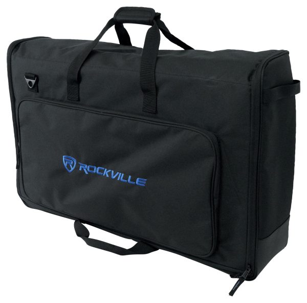 Rockville Padded LCD TV Screen Monitor Travel Gig Bag Fits 1 or 2 AOC C27G2Z For Discount