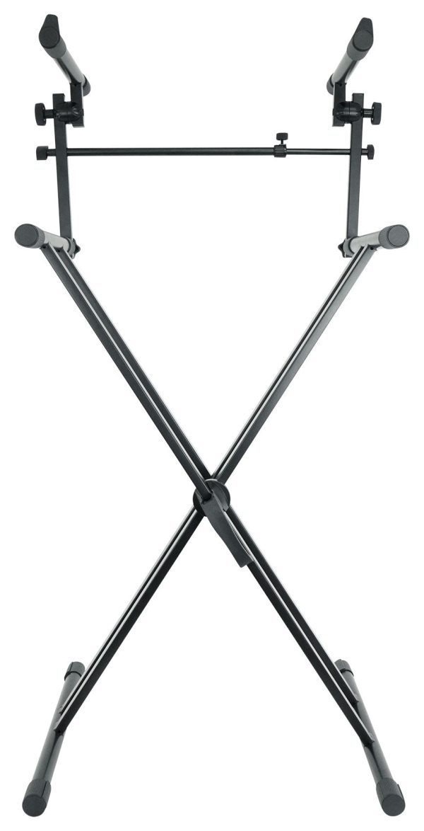 Rockville RKS42X X-Stand 2-Tier Keyboard Stand w  Quick Release Fits Roland BK-3 For Cheap