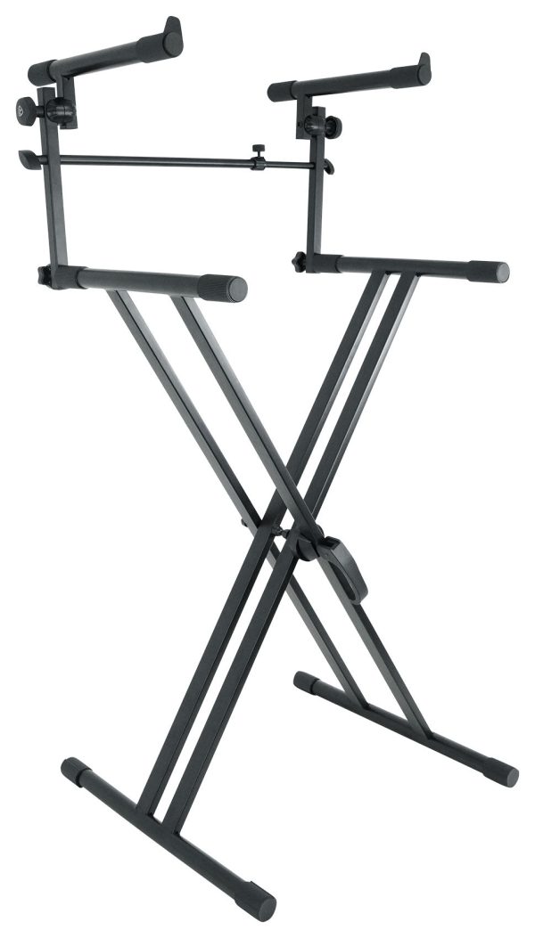 Rockville RKS42X 2-Tier Keyboard or DJ Stand Fits Sequential 2-Tierphet 12 on Sale