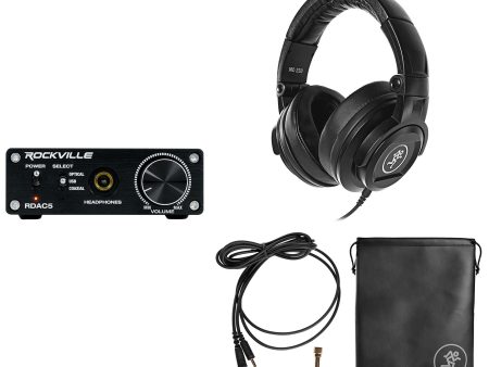 Mackie MC-250 Studio Monitoring Headphones+DAC Headphone Amplifier Amp Online now