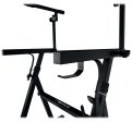 Rockville Z45W Z-Style 2-Tier Keyboard Stand+Wheels Fits Hammond XK-5 For Sale