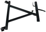 Rockville Z45W Z-Style 2-Tier Keyboard Stand+Wheels Fits Korg SV-1 88 on Sale