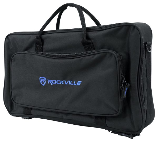 Rockville Heavy Duty Rugged Gig Bag DJ Case Fits CHAUVET Stage Designer 50 Supply