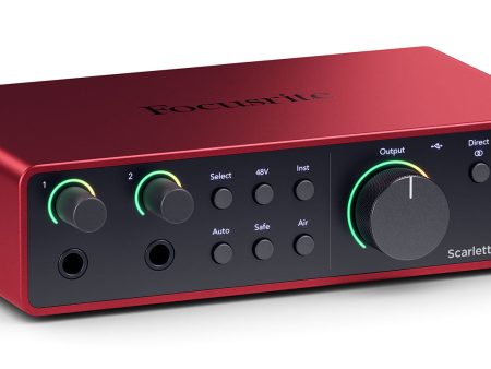 Focusrite Scarlett 2i2 4th Gen Studio Recording USB Audio Interface+Software Hot on Sale