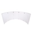 ProX XF-LUNAWH LUNA Curved 5 Panel White DJ Facade Booth+Black White Scrims+Bag Online