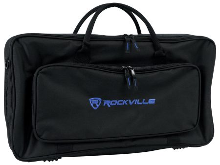 Rockville Heavy Duty Rugged Gig Bag DJ Case Fits Roland DJ-202 Online Hot Sale