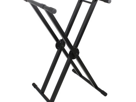 ProX X-KSD200 All Steel DJ Case Keyboard Stand Double X Style w Ergo Easy Lock Online Sale