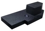 Rockville 10  Subwoofer+Sub Box Enclosure For Dodge 2002- Current Quad Cab Hot on Sale