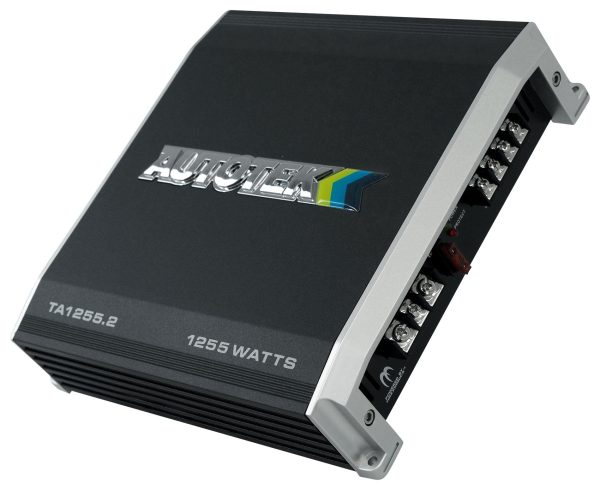 Autotek TA-1255.2 1200 Watt 2 Channel Stereo Car Audio Amplifier on Sale