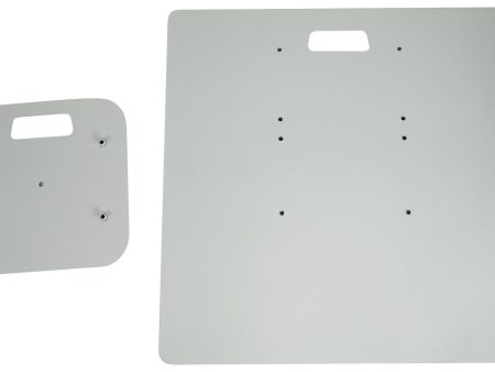 Rockville Top+Bottom Black Totem Plates For RTP33-TV (Turn your stand White) Fashion