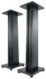 (2) Rockville SS36B Black Wood Grain 36  Speaker Stands Fits PreSonus ERIS E3.5 For Cheap