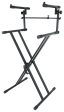 Rockville RKS42X X-Stand 2-Tier Keyboard or DJ Stand Fits Yamaha PSRS975 Cheap