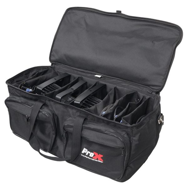 ProX XB-CP46 MANO Utility Carry Bag Organizer with Dividers for Audio DJ Cables For Sale