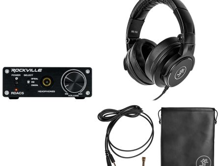 Mackie MC-150 Studio Monitoring Headphones+DAC Headphone Amplifier Amp For Cheap