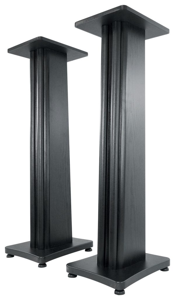 (2) Rockville SS36B Black Wood Grain 36  Speaker Stands Fits PSI AUDIO A14M-SR Online