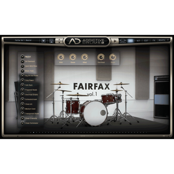 XLN Audio Addictive Drums Fairfax Vol. 1 ADPAK for AD2 Online