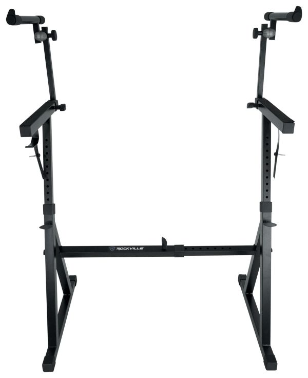 Rockville Z55 Z-Style 2-Tier Keyboard Stand+Bag Fits Studiologic Sledge 2.0 Supply