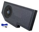 Rockville 10  Subwoofer+Sub Box Enclosure For Dodge 2002- Current Quad Cab Hot on Sale