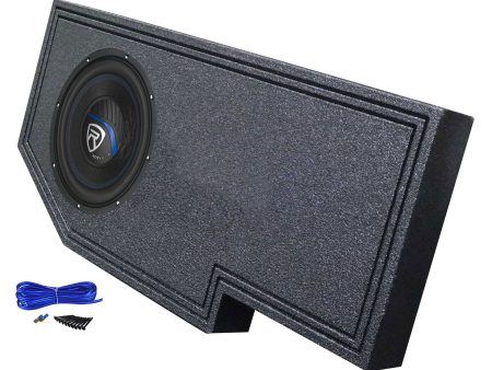 Rockville 10  Subwoofer+Sub Box Enclosure For Dodge 2002- Current Quad Cab Hot on Sale