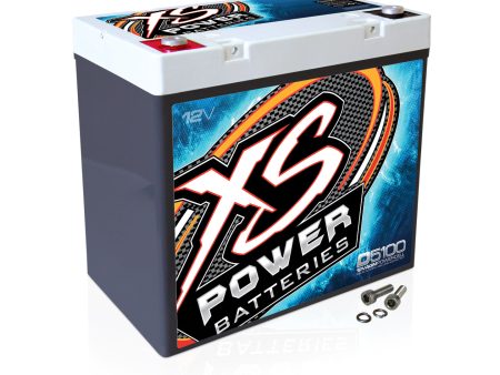 XS Power D5100 3100 Amp AGM Power Cell Car Audio Battery + Terminal Hardware Supply