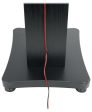 (2) Rockville SS36B Black Wood Grain 36  Speaker Stands Fits PreSonus ERIS E3.5 For Cheap