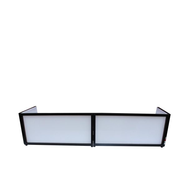 ProX XF-TTFB Black 6 Feet Tabletop Frame DJ Facade with Black and White Scrims Online now