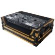 ProX XS-RANE ONE W FGLD Case Fits Rane One Black ON Black Wheels 1U Rack Rails Sale