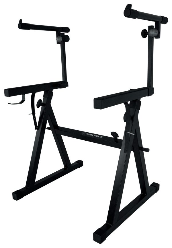 Rockville 2-Tier Keyboard Stand Fits Native Instruments Komplete Kontrol S88 MK2 For Discount